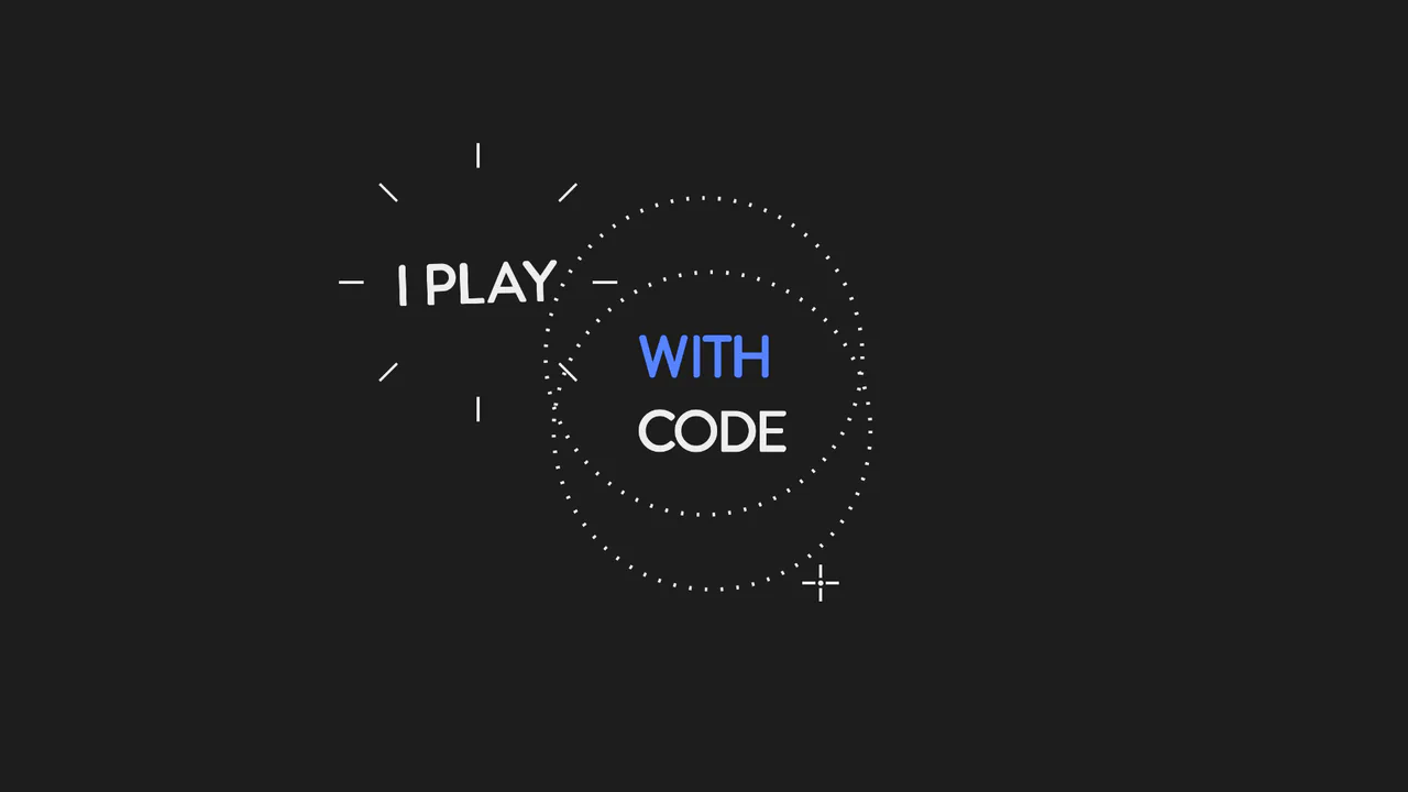 Dark themed SVG animation showing a lasso cursor drawing glowing blue outlines around text blobs