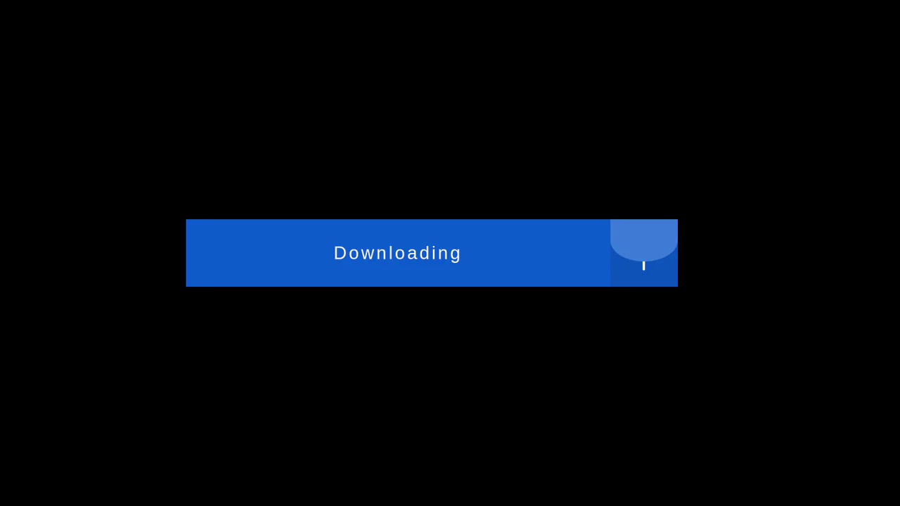 Interactive download button using JS proxies and GSAP to draw an elastic, bowing liquid-string animation before converting to a checkmark.