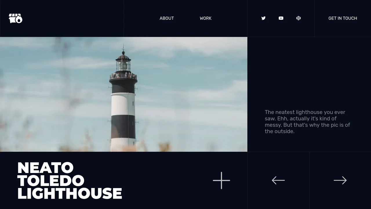 Interactive responsive card layout gallery with seamless sliding directions and grid-to-column layout transitions.